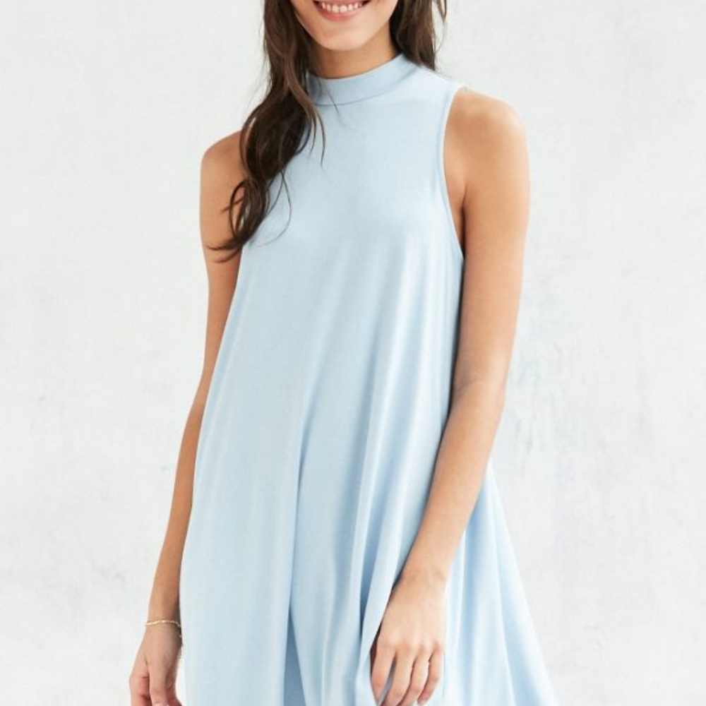 Silence and Noise Baby Blue Racerback Dress